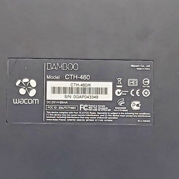 Wacom CTH460 Bamboo Pen & Touch Tablet-Tested-Working - Picture 6 of 8